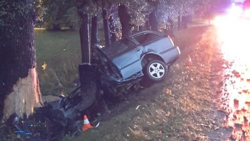 Řidič na Českobudějovicku sešrotoval auto o strom. Nehodu nepřežil